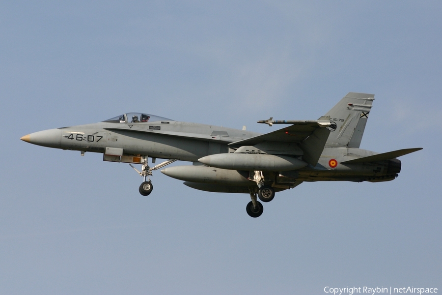 Spanish Air Force (Ejército del Aire) McDonnell Douglas F/A-18A+ Hornet (C.15-79) | Photo 551133