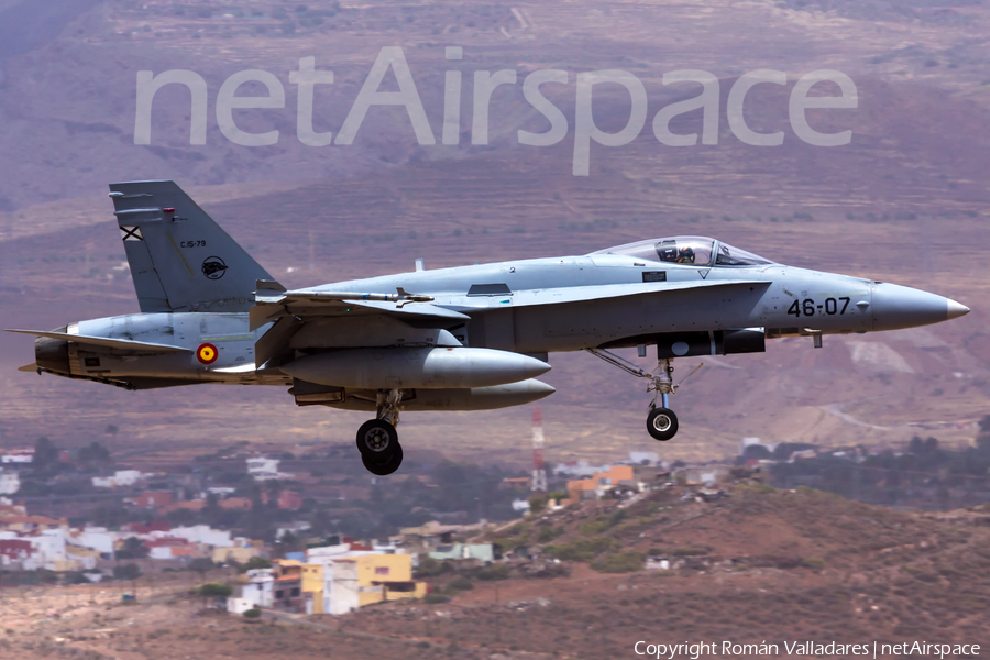 Spanish Air Force (Ejército del Aire) McDonnell Douglas F/A-18A+ Hornet (C.15-79) | Photo 450726