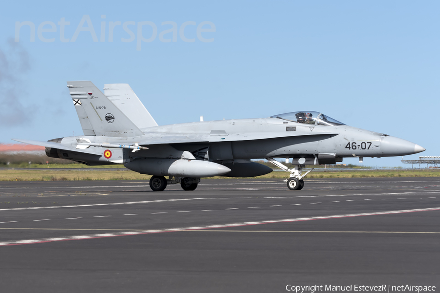 Spanish Air Force (Ejército del Aire) McDonnell Douglas F/A-18A+ Hornet (C.15-79) | Photo 471708