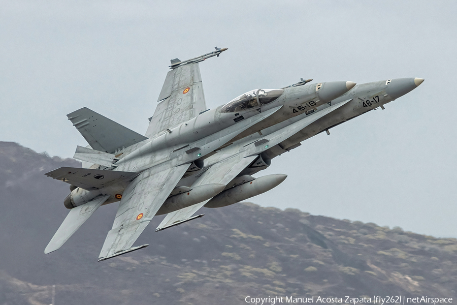 Spanish Air Force (Ejército del Aire) McDonnell Douglas EF-18A Hornet (C.15-80) | Photo 626305