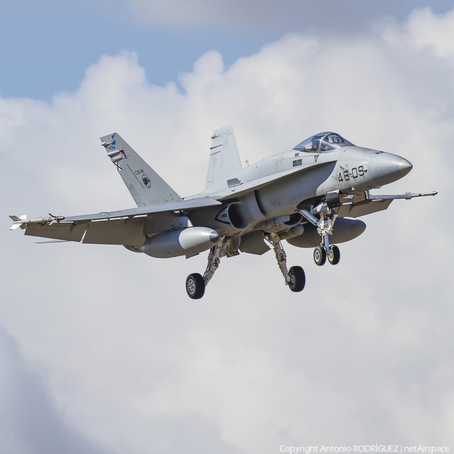 Spanish Air Force (Ejército del Aire) McDonnell Douglas F/A-18A+ Hornet (C.15-81) | Photo 133774