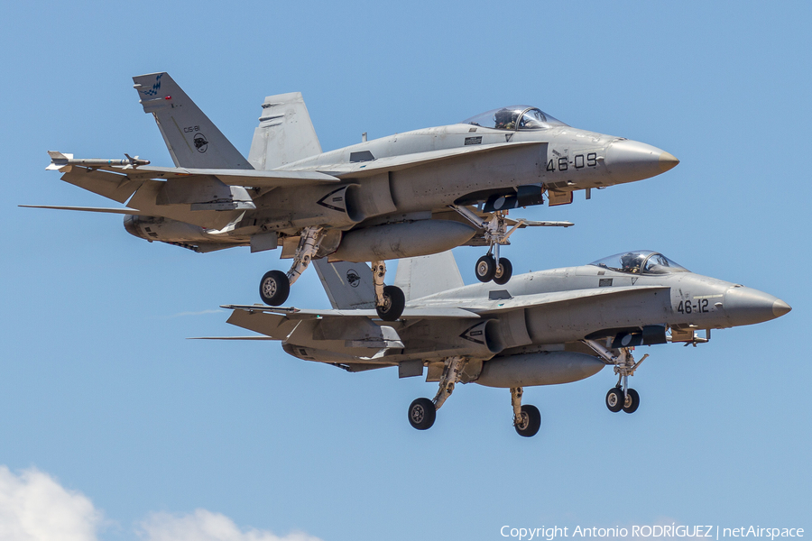 Spanish Air Force (Ejército del Aire) McDonnell Douglas F/A-18A+ Hornet (C.15-81) | Photo 300245