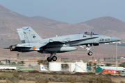 Spanish Air Force (Ejército del Aire) McDonnell Douglas F/A-18A+ Hornet (C.15-81) at  Gran Canaria, Spain