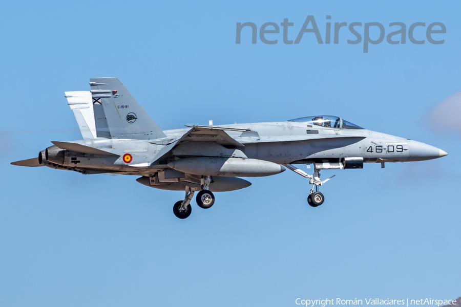 Spanish Air Force (Ejército del Aire) McDonnell Douglas F/A-18A+ Hornet (C.15-81) | Photo 508370