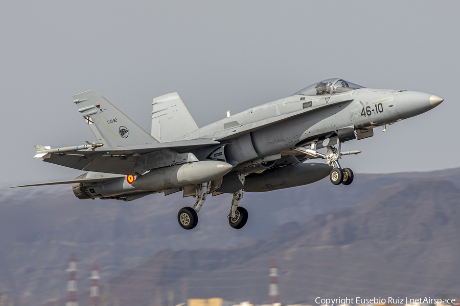 Spanish Air Force (Ejército del Aire) McDonnell Douglas F/A-18A+ Hornet (C.15-82) | Photo 464789