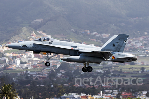 Spanish Air Force (Ejército del Aire) McDonnell Douglas F/A-18A+ Hornet (C.15-83) at  Tenerife Norte - Los Rodeos, Spain