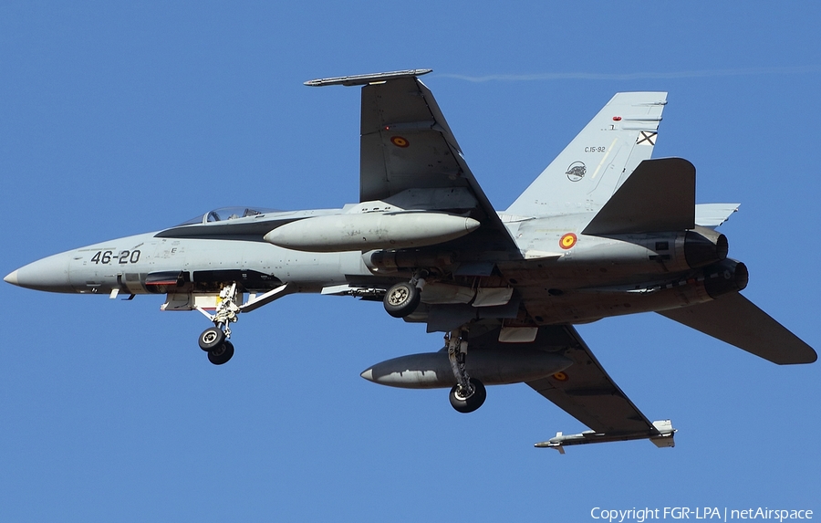 Spanish Air Force (Ejército del Aire) McDonnell Douglas EF-18A Hornet (C.15-92) | Photo 584305