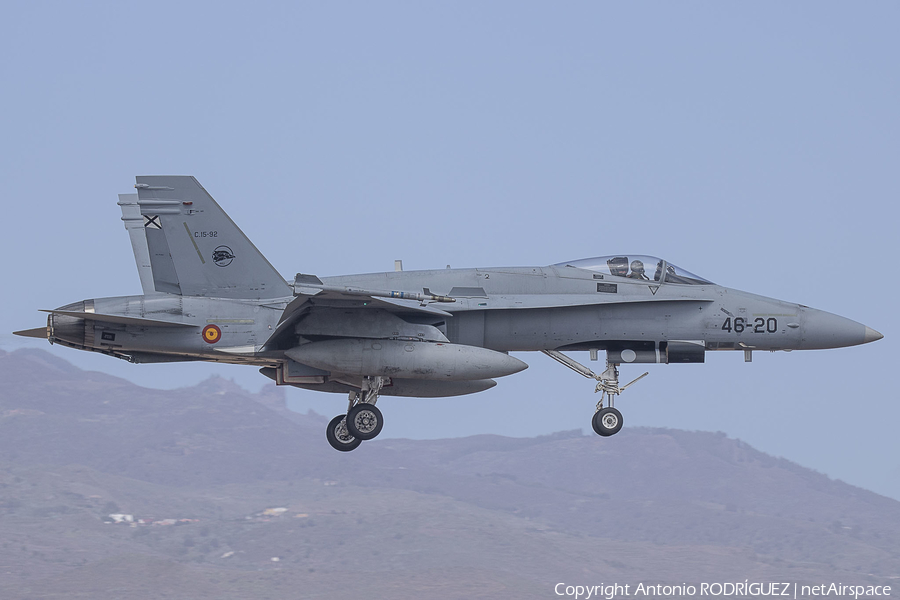 Spanish Air Force (Ejército del Aire) McDonnell Douglas EF-18A Hornet (C.15-92) | Photo 641165