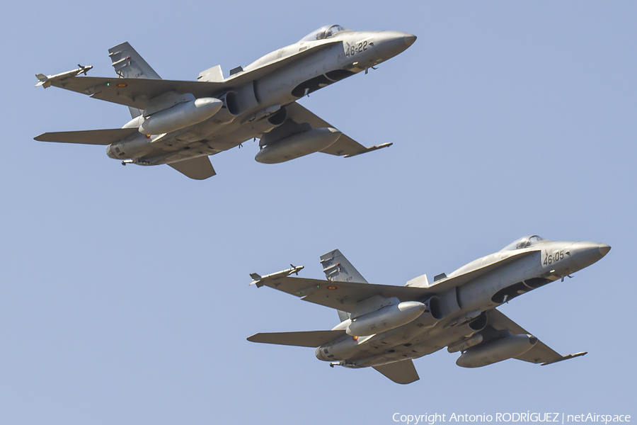 Spanish Air Force (Ejército del Aire) McDonnell Douglas F/A-18A+ Hornet (C.15-94) | Photo 137234