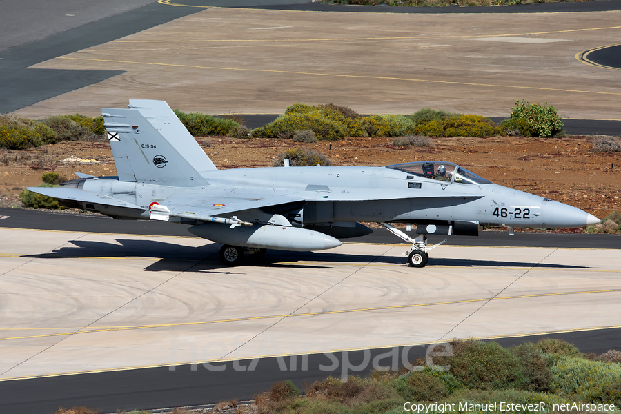 Spanish Air Force (Ejército del Aire) McDonnell Douglas F/A-18A+ Hornet (C.15-94) | Photo 142377
