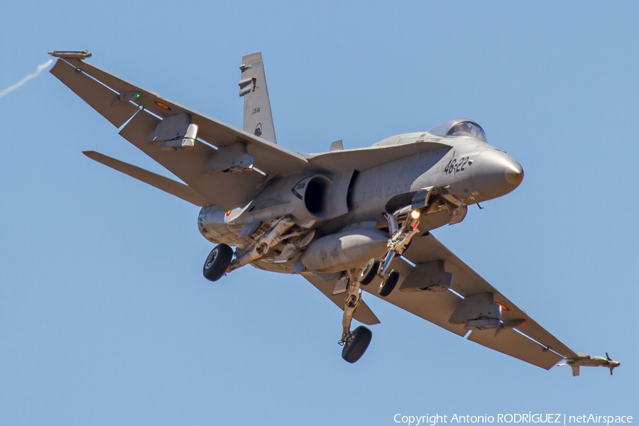 Spanish Air Force (Ejército del Aire) McDonnell Douglas F/A-18A+ Hornet (C.15-94) | Photo 300249