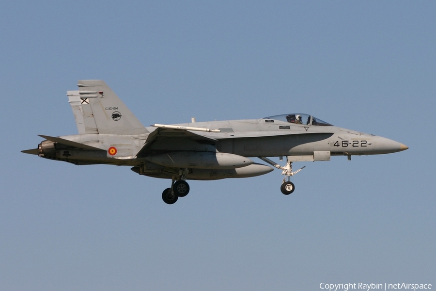 Spanish Air Force (Ejército del Aire) McDonnell Douglas F/A-18A+ Hornet (C.15-94) | Photo 554005