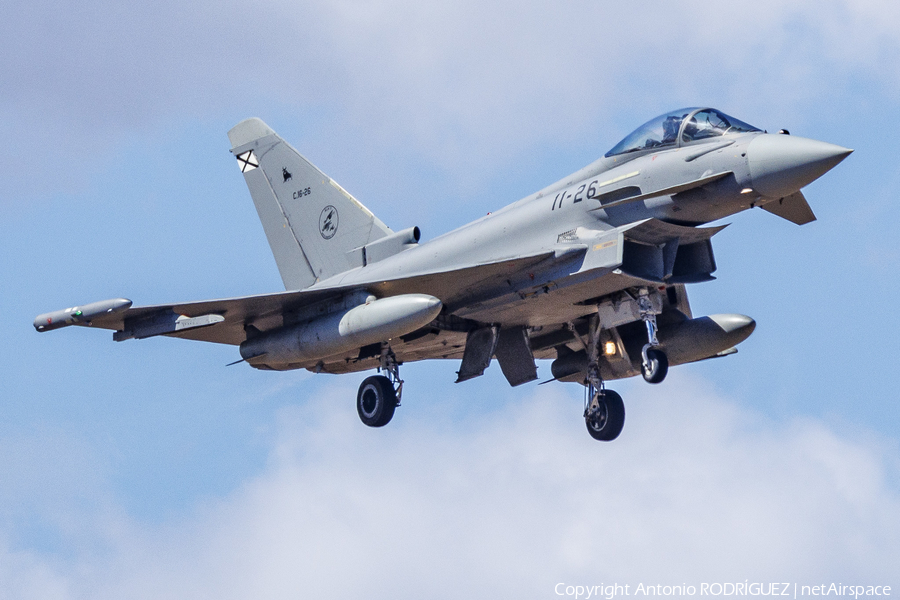 Spanish Air Force (Ejército del Aire) Eurofighter EF2000 Typhoon (C.16-26) | Photo 605817