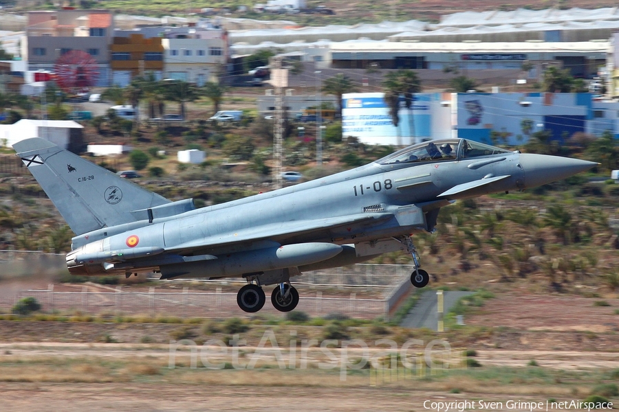 Spanish Air Force (Ejército del Aire) Eurofighter EF2000 Typhoon (C.16-28) | Photo 142582