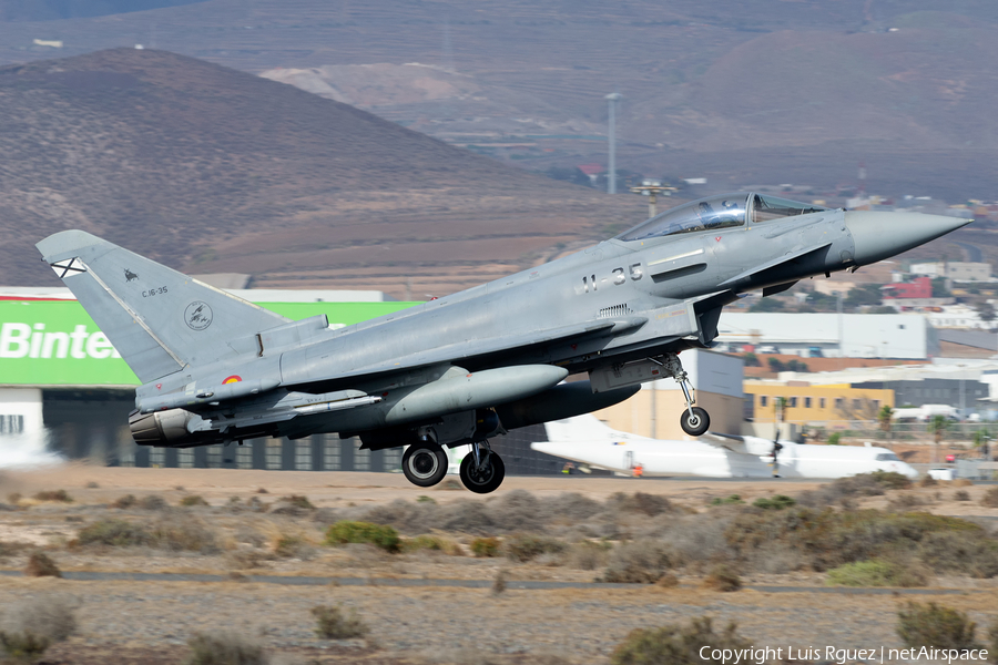 Spanish Air Force (Ejército del Aire) Eurofighter EF2000 Typhoon (C.16-35) | Photo 486856