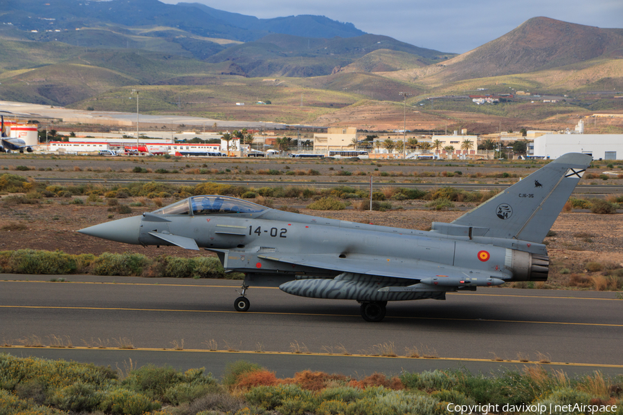 Spanish Air Force (Ejército del Aire) Eurofighter EF2000 Typhoon (C.16-35) | Photo 365431