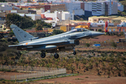 Spanish Air Force (Ejército del Aire) Eurofighter EF2000 Typhoon (C.16-39) at  Gran Canaria, Spain