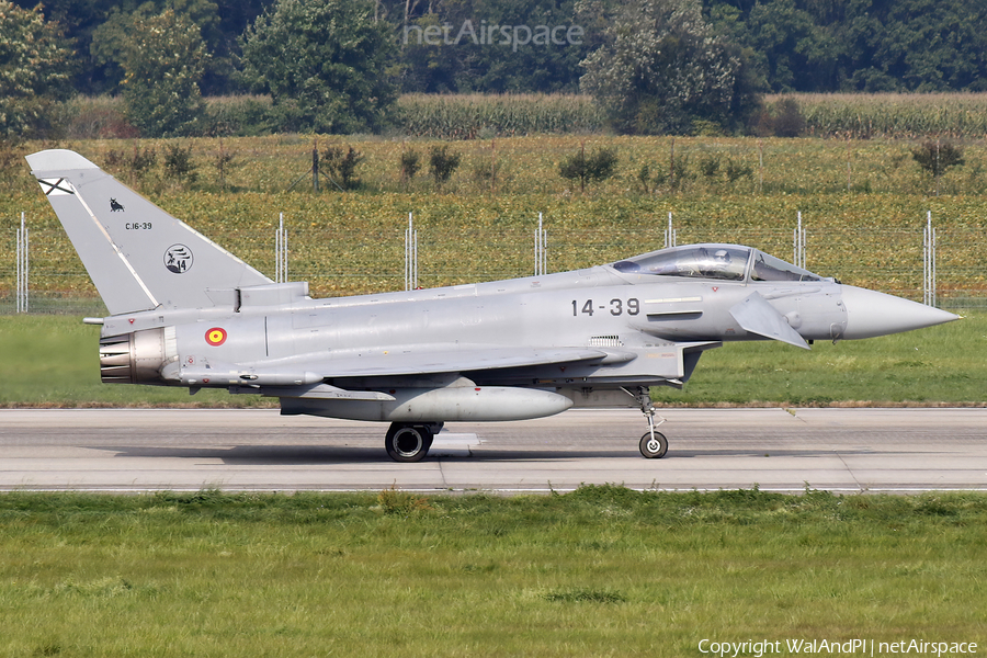Spanish Air Force (Ejército del Aire) Eurofighter EF2000 Typhoon (C.16-39) | Photo 596107