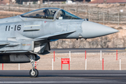 Spanish Air Force (Ejército del Aire) Eurofighter EF2000 Typhoon (C.16-40) at  Lanzarote - Arrecife, Spain