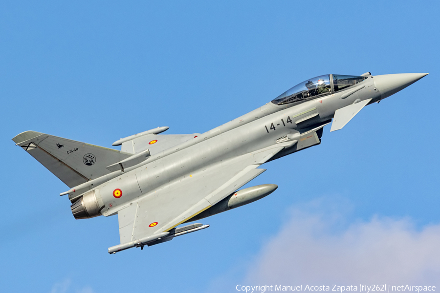 Spanish Air Force (Ejército del Aire) Eurofighter EF2000 Typhoon (C.16-50) | Photo 412801