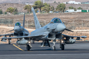 Spanish Air Force (Ejército del Aire) Eurofighter EF2000 Typhoon (C.16-55) at  Lanzarote - Arrecife, Spain