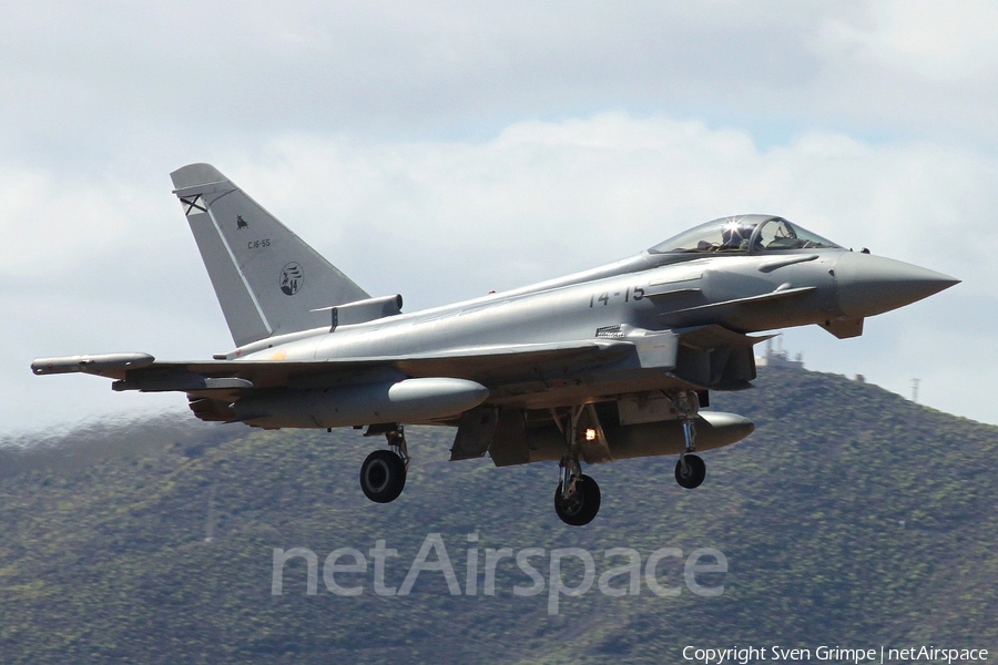 Spanish Air Force (Ejército del Aire) Eurofighter EF2000 Typhoon (C.16-55) | Photo 142594