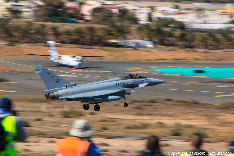Spanish Air Force (Ejército del Aire) Eurofighter EF2000 Typhoon (C.16-55) | Photo 365435