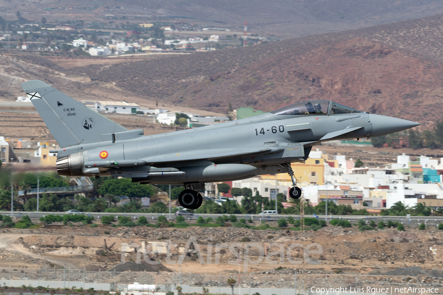 Spanish Air Force (Ejército del Aire) Eurofighter EF2000 Typhoon (C.16-60) | Photo 490787