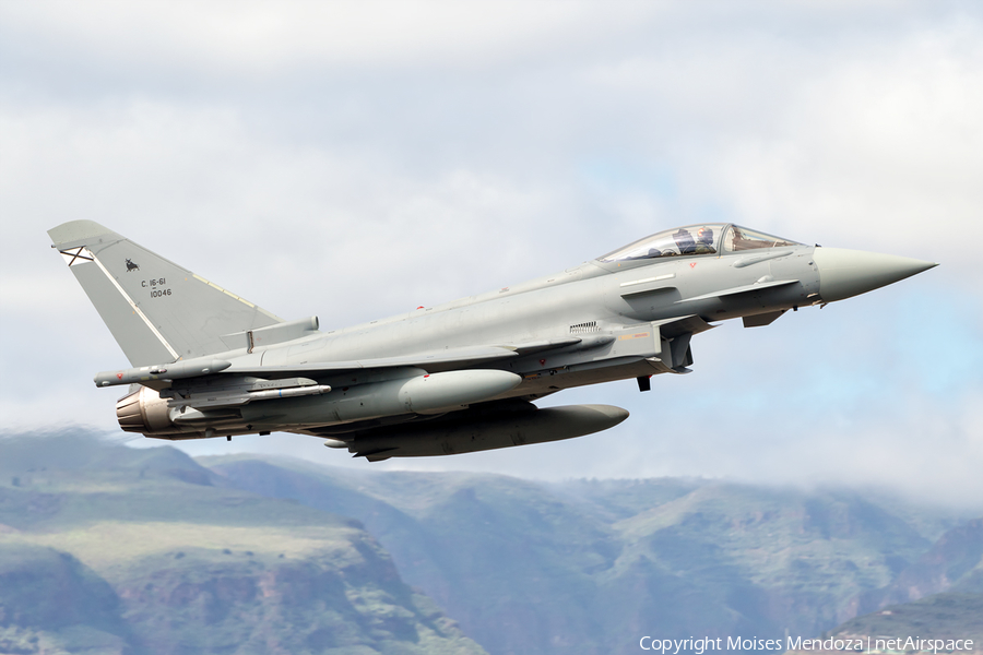 Spanish Air Force (Ejército del Aire) Eurofighter EF2000 Typhoon (C.16-61) | Photo 144681