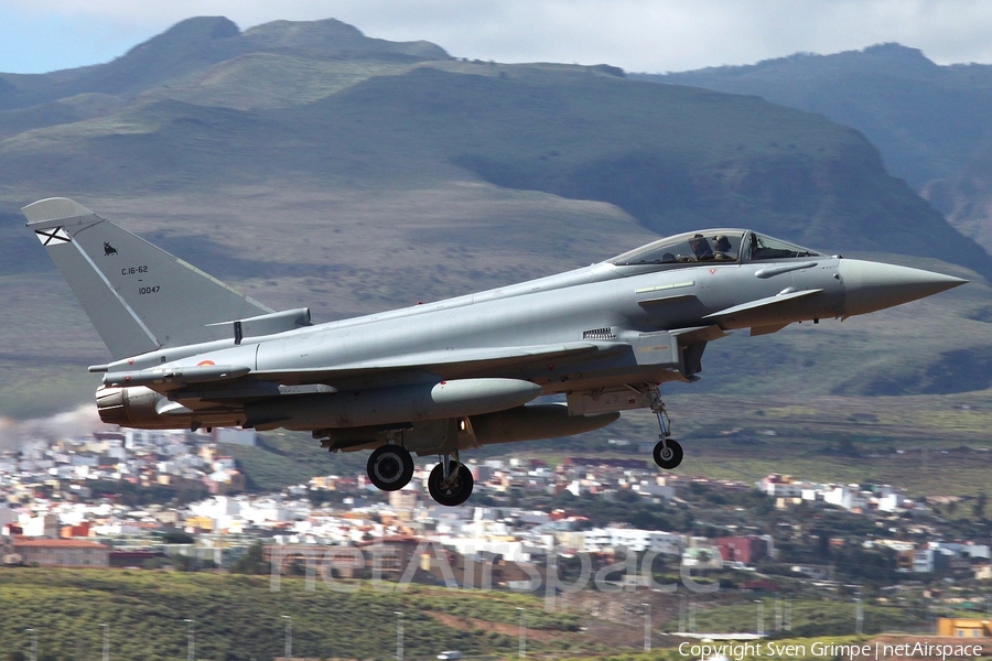 Spanish Air Force (Ejército del Aire) Eurofighter EF2000 Typhoon (C.16-62) | Photo 142597
