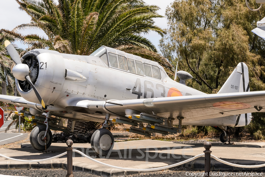 Spanish Air Force (Ejército del Aire) North American T-6G Texan (C.6-107) | Photo 251066