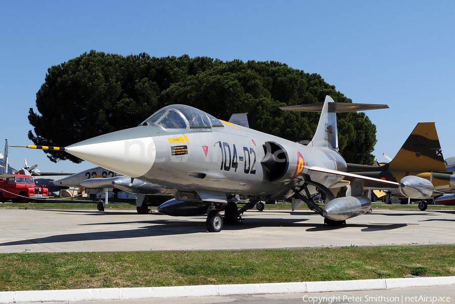 Spanish Air Force (Ejército del Aire) Lockheed F-104G Starfighter (C.8-02) | Photo 311795
