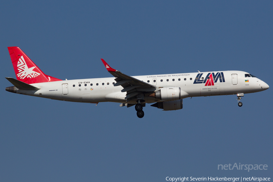 LAM - Linhas Aereas de Mocambique Embraer ERJ-190AR (ERJ-190-100IGW) (C9-EMA) | Photo 198514