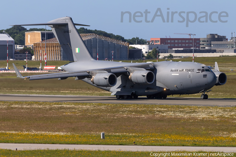 Indian Air Force Boeing C-17A Globemaster III (CB-8003) | Photo 521851