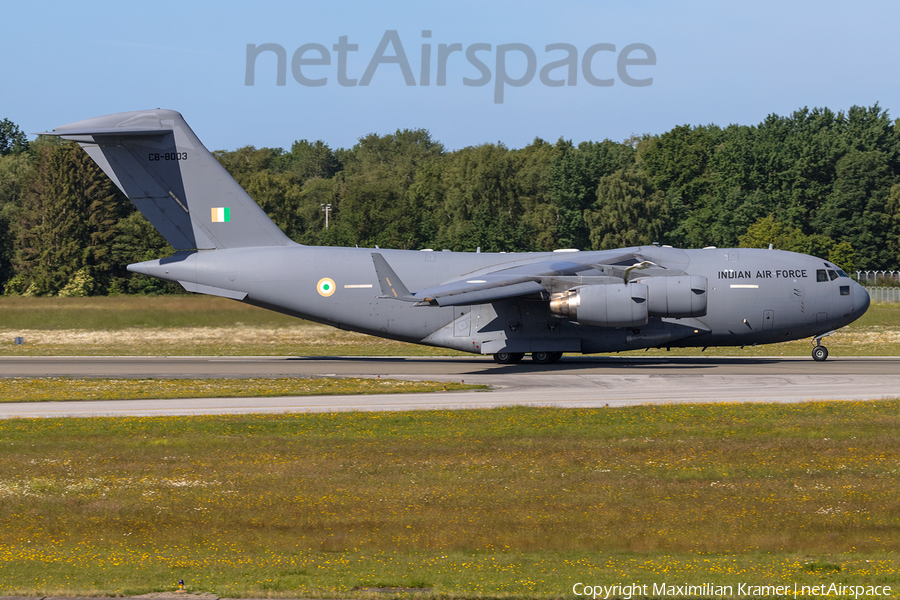 Indian Air Force Boeing C-17A Globemaster III (CB-8003) | Photo 521853