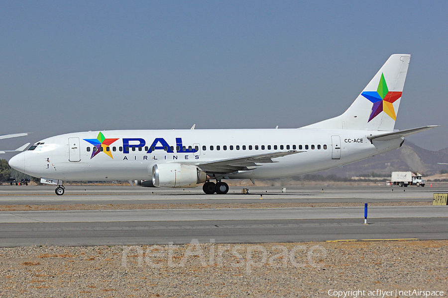 PAL Airlines (Principal Aero Lineas) Boeing 737-322 (CC-ACE) | Photo 158968