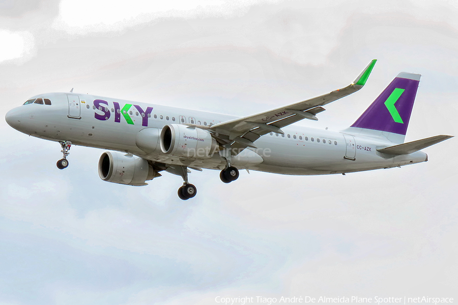 Sky Airline Airbus A320-251N (CC-AZK) | Photo 354051