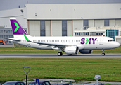 Sky Airline Airbus A320-251N (CC-AZL) at  Hamburg - Finkenwerder, Germany