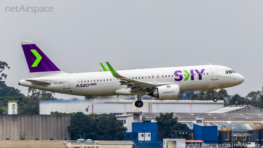Sky Airline Airbus A320-251N (CC-AZS) | Photo 373340