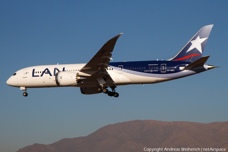 LAN Airlines Boeing 787-8 Dreamliner (CC-BBC) | Photo 251399