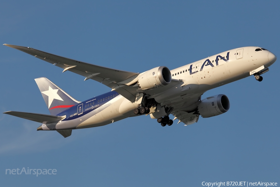 LAN Airlines Boeing 787-8 Dreamliner (CC-BBE) | Photo 49145