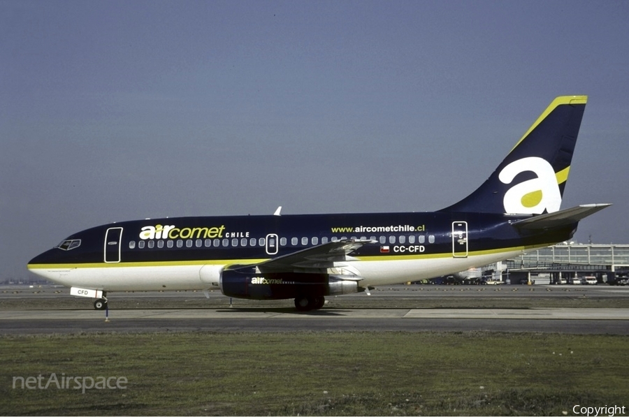 Air Comet Chile Boeing 737-2T7(Adv) (CC-CFD) | Photo 44665