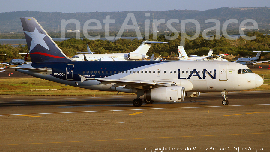 LAN Airlines Airbus A319-132 (CC-COX) | Photo 366287