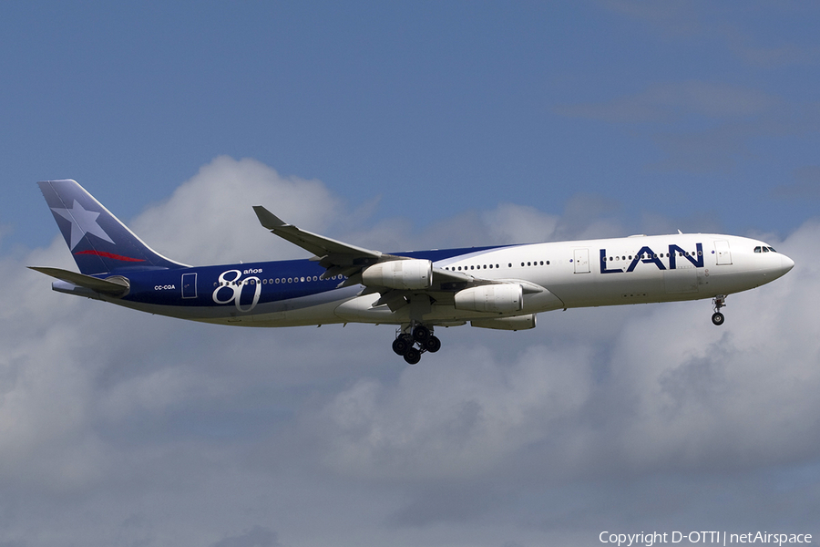 LAN Airlines Airbus A340-313X (CC-CQA) | Photo 284035