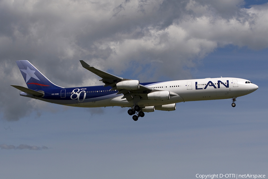 LAN Airlines Airbus A340-313X (CC-CQG) | Photo 284470