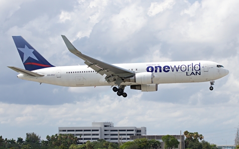 LAN Airlines Boeing 767-316(ER) (CC-CXJ) at  Miami - International, United States