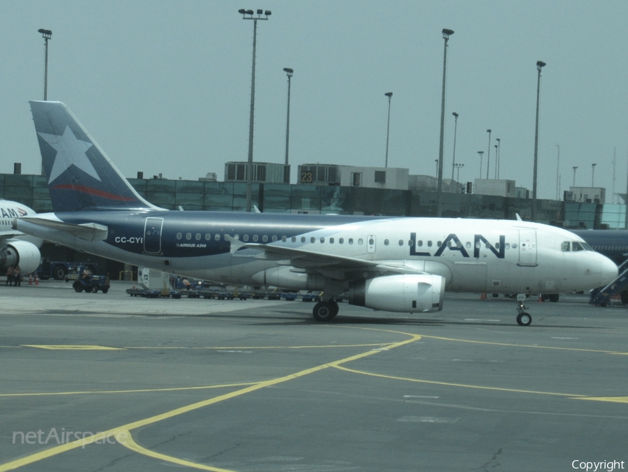 LAN Airlines Airbus A319-132 (CC-CYI) | Photo 360446