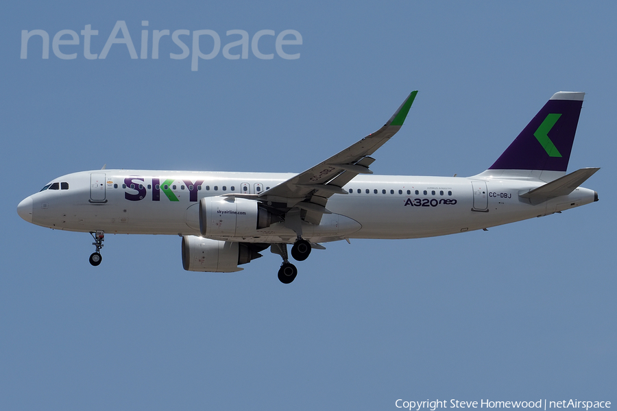 Sky Airline Airbus A320-251N (CC-DBJ) | Photo 673369