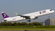 Sky Airline Airbus A321-251NX (CC-DCC) at  Hamburg - Finkenwerder, Germany