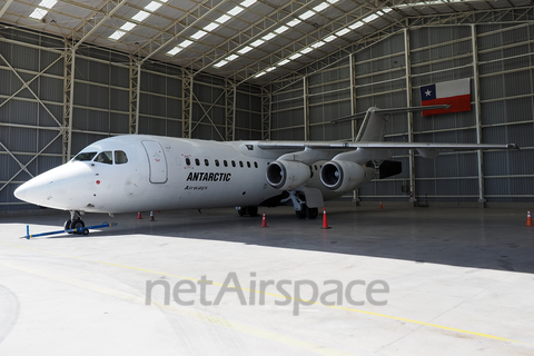 Aerovias DAP/Antarctic Airways BAe Systems BAe-146-RJ100 (CC-DCU) at  Santiago - Comodoro Arturo Merino Benitez International, Chile